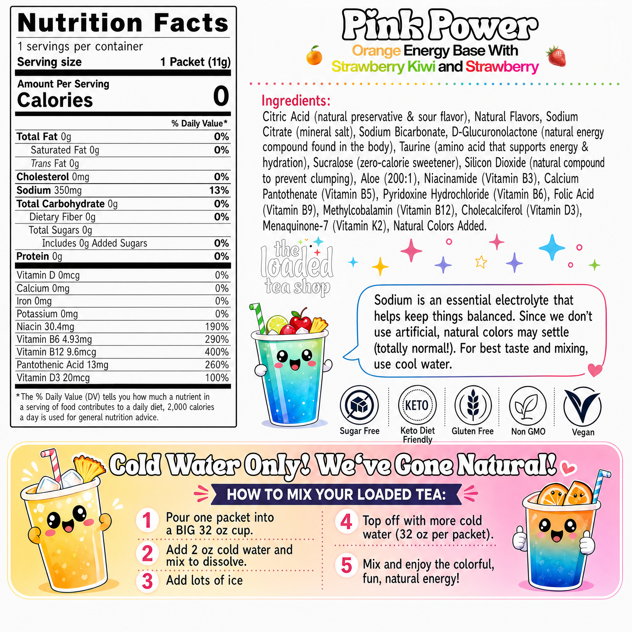 Pink Power (Caffeine-Free) - Tea On Hand