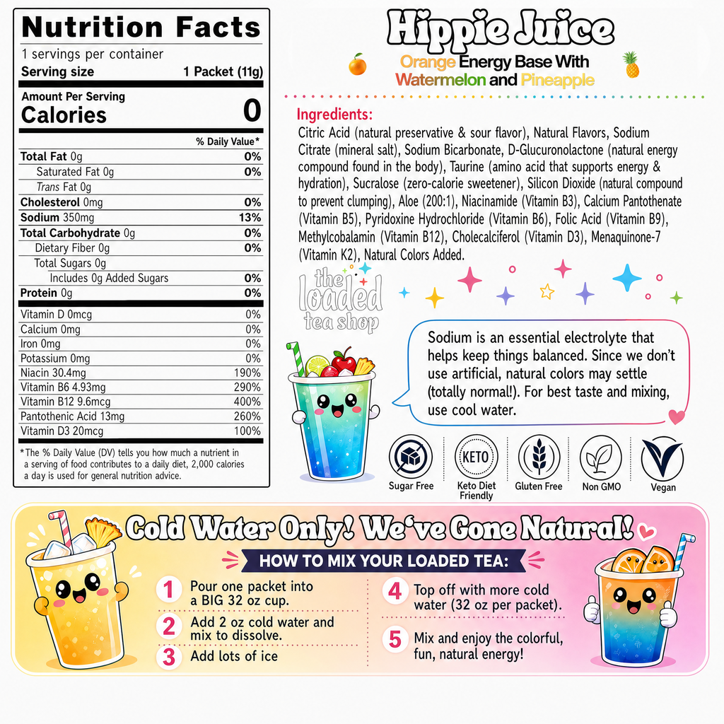 Hippie Juice (Caffeine-Free) - Tea Moment Daily