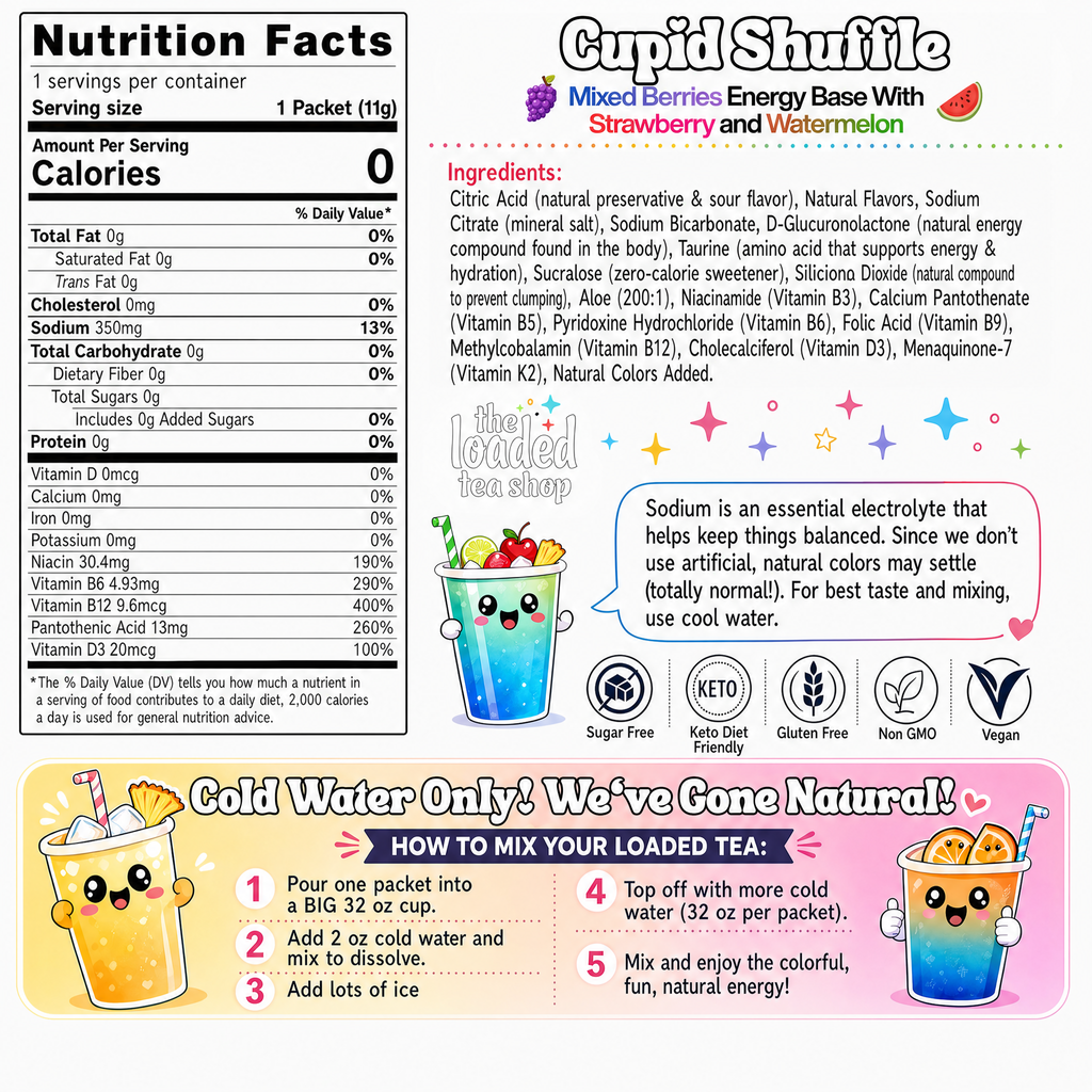 Cupid Shuffle (Caffeine-Free) - Made for Busy Days