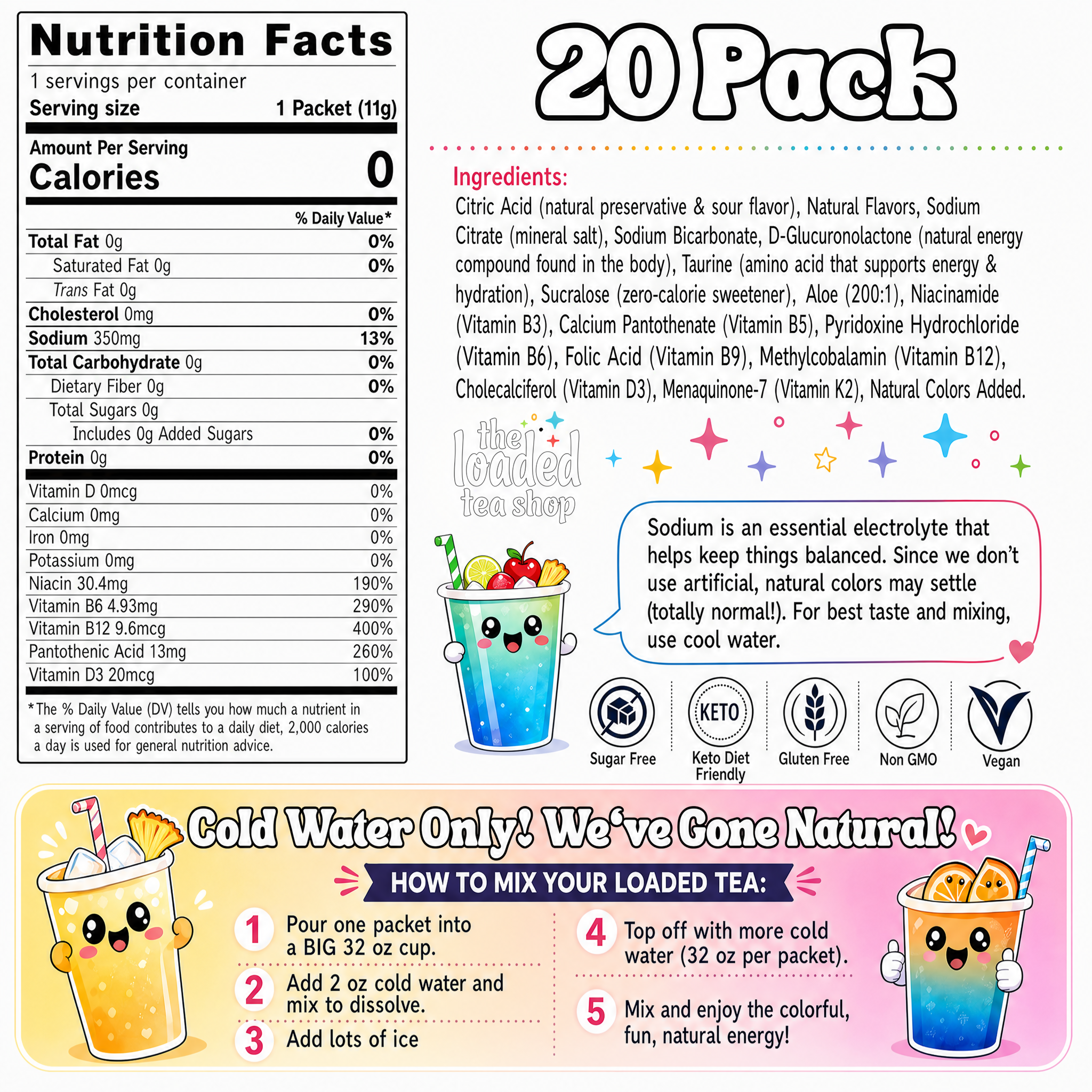 20 Flavor Bundle (Caffeine-Free) - Sip You Can Enjoy