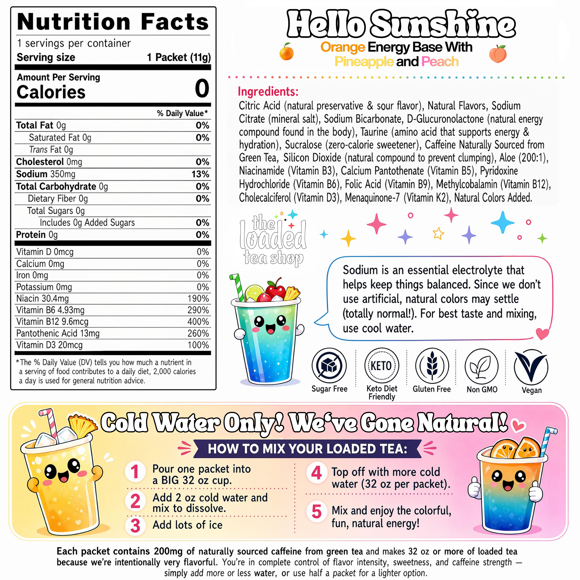 50 Case Hello Sunshine - Simple Flavor Choice