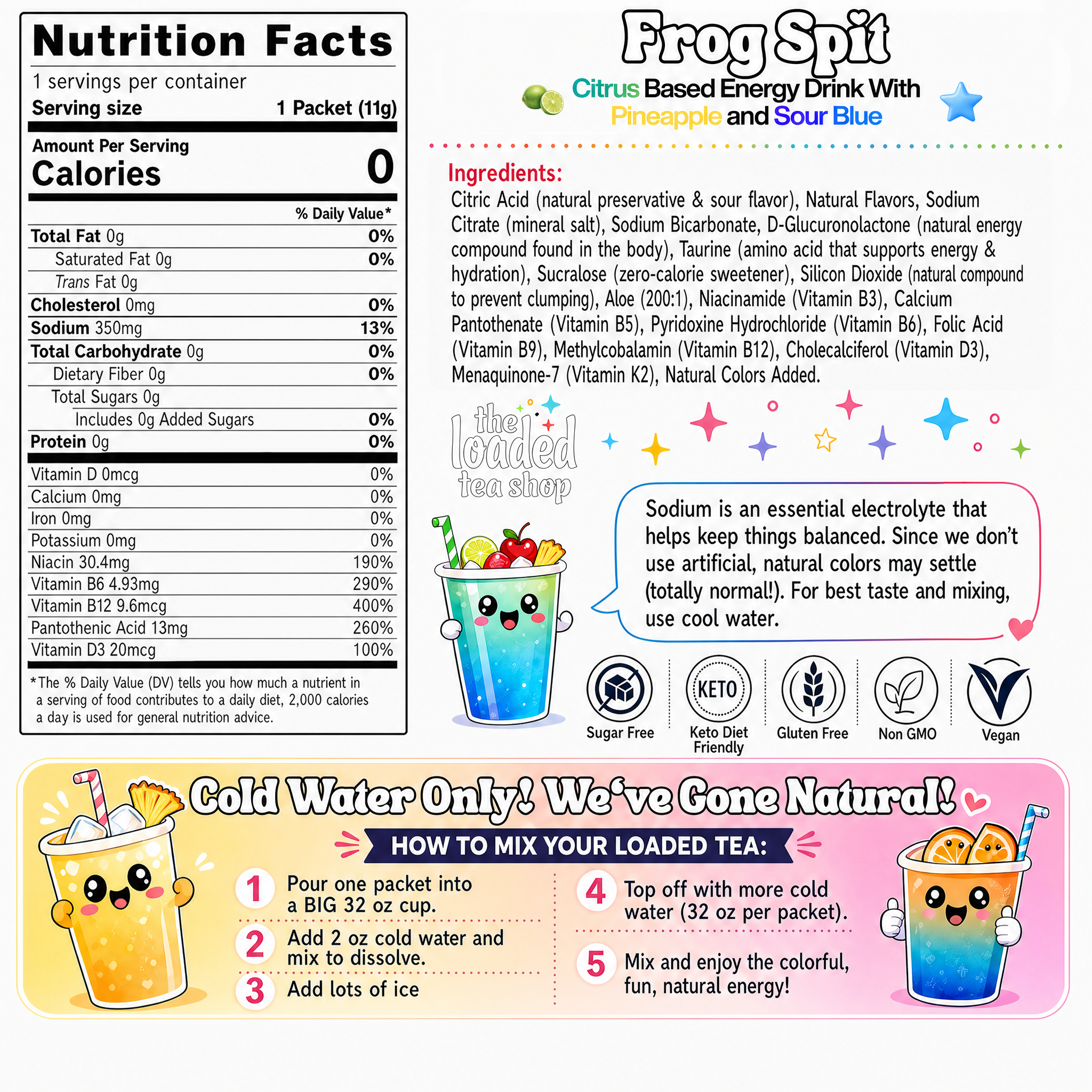 Frog Spit (Caffeine-Free) - For Travel Sips