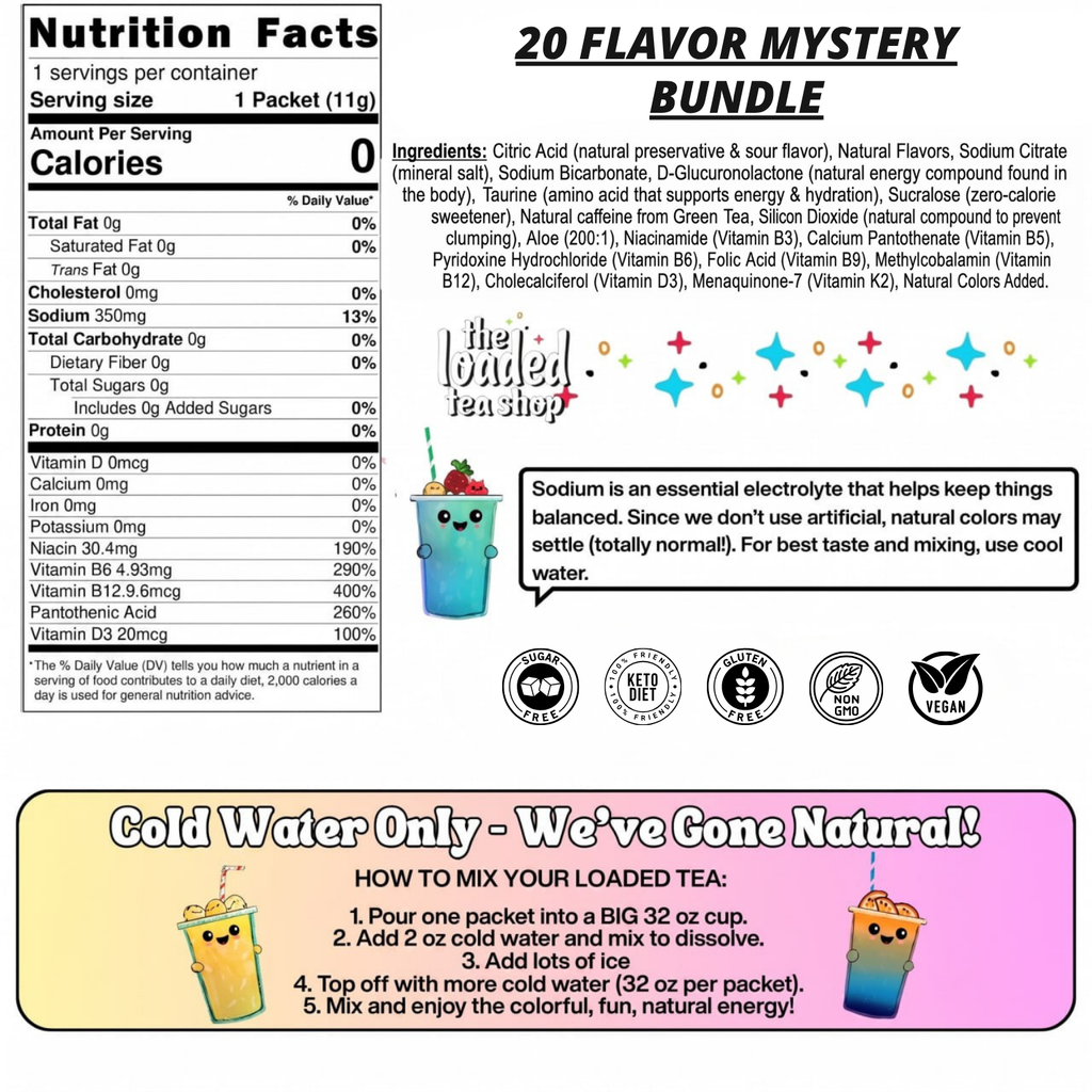 20 Flavor Mystery Bundle - Made for Sipping
